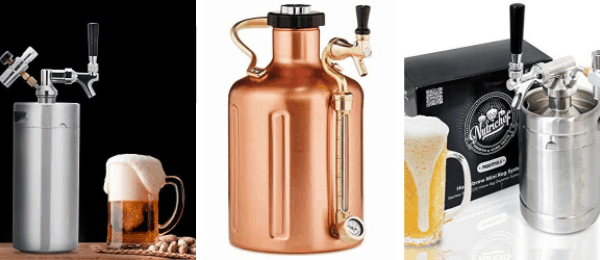 Portable Pressurized Growler Mini Keg 64oz